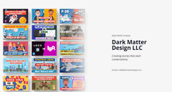 Desktop Screenshot of darkmatterdesign.com
